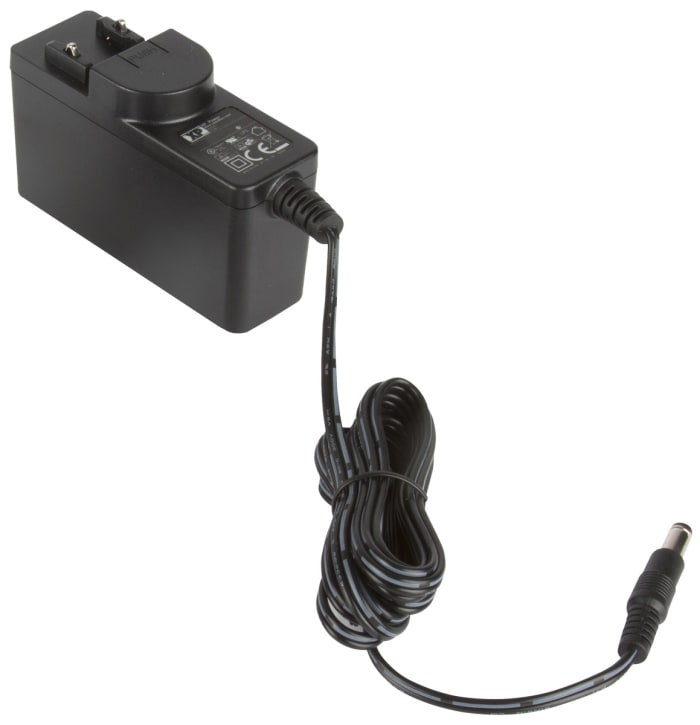 XP Power 24W Plug-In AC/DC Adapter 12V dc Output, 2A Output