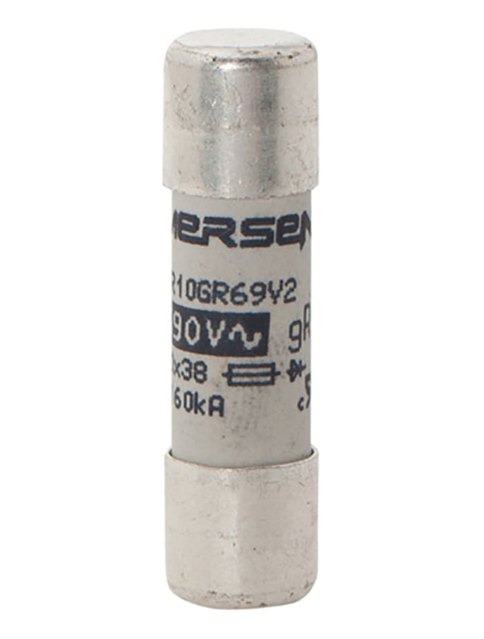Mersen 2A FF Cartridge Fuse, 10 x 38mm