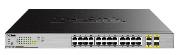 D-Link 26 Port Gigabit Max PoE Switch, Unmanaged 26 Port Gigabit Switch With PoE
