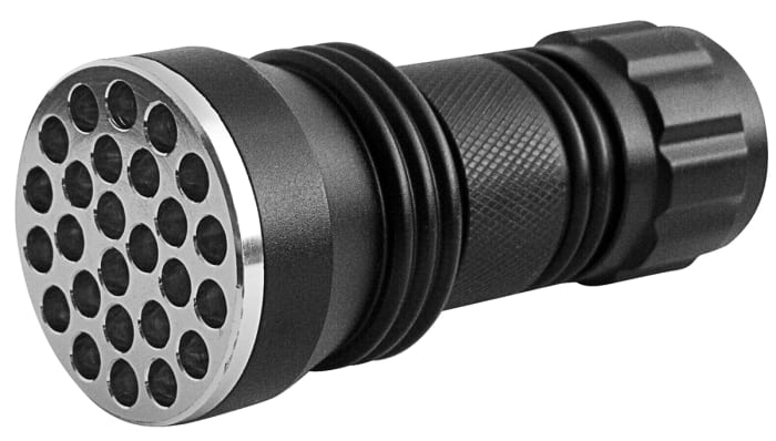 RS PRO UV LED Torch Black 410 nm, 95 mm
