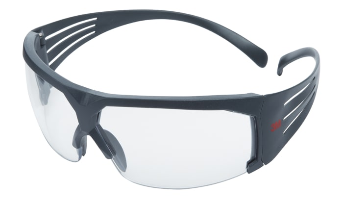 3M SecureFit 600 UV Safety Glasses, Clear PC Lens