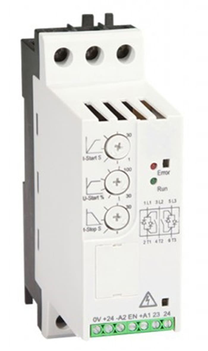 Fairford Soft Starter, Soft Start, 11 kW @ 400 V ac, 460 V ac, 3 Phase, IP20