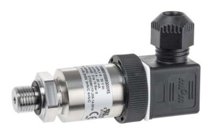 Gems Sensors 3100 Series Pressure Sensor, 0bar Min, 100bar Max, Analogue Output, Relative Reading