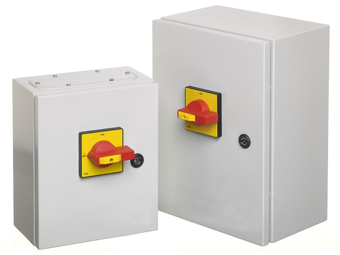 63A 6 Pole Steel Enclosure
