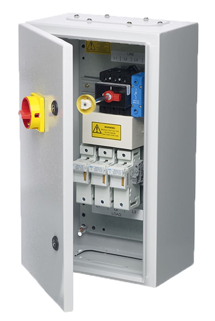 RS PRO 3P Pole Panel Mount Isolator Switch - 63A Maximum Current