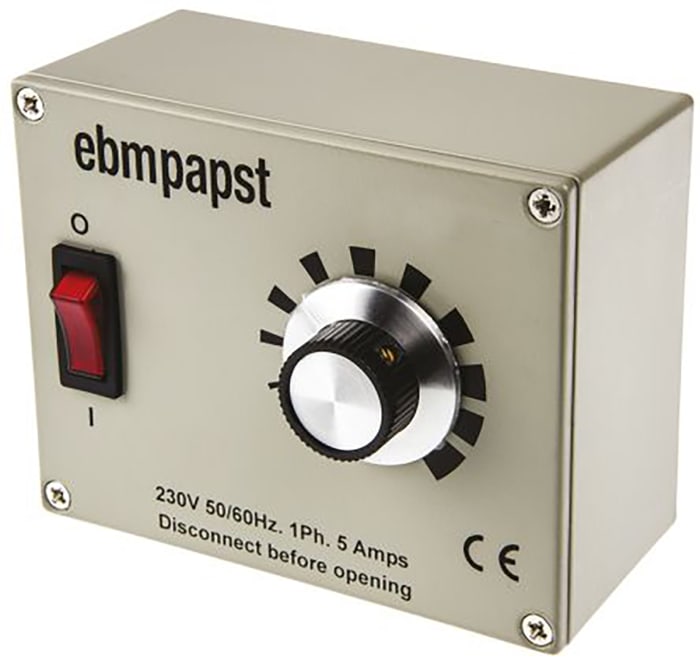 ebm-papst REE Series Fan Speed Controller, 230 V ac, 7A Max, Variable