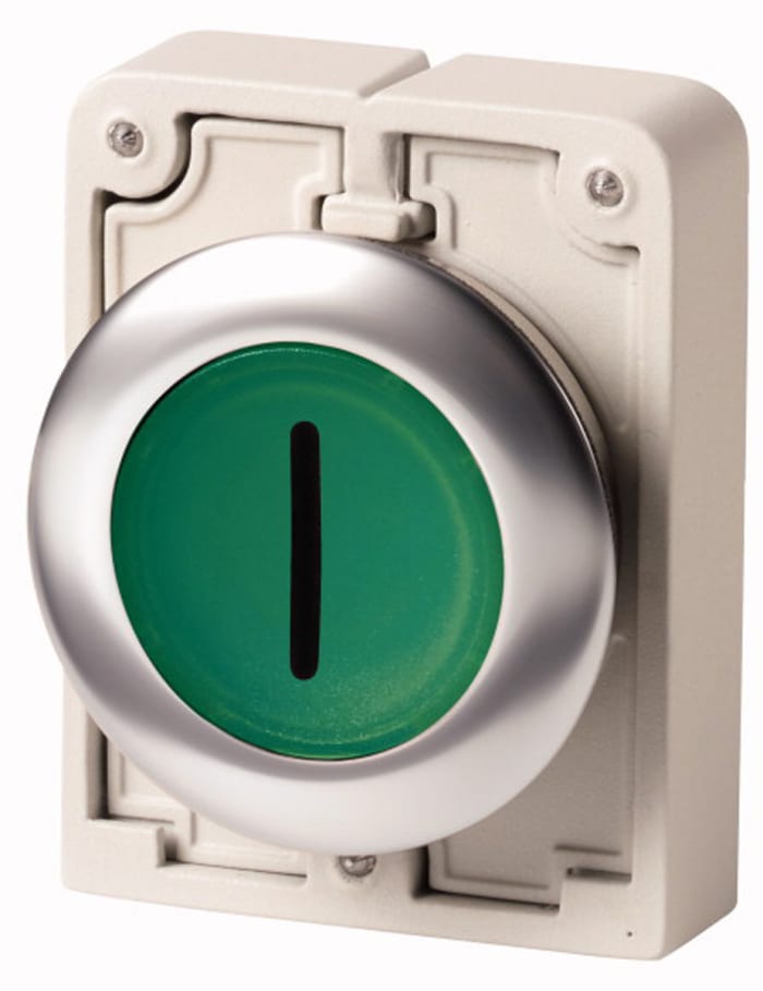 Bouton-poussoir Eaton, RMQ Titan M30 Vert, Ø découpe 30mm, Momentané
