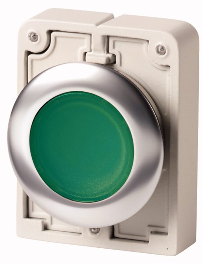 Bouton-poussoir Eaton, RMQ Titan M30 Vert, Ø découpe 30mm, Momentané