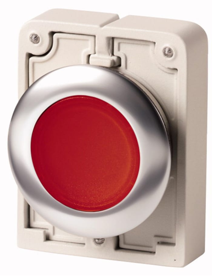 Eaton RMQ Titan M30 Series Red Momentary Push Button, 30mm Cutout, IP67