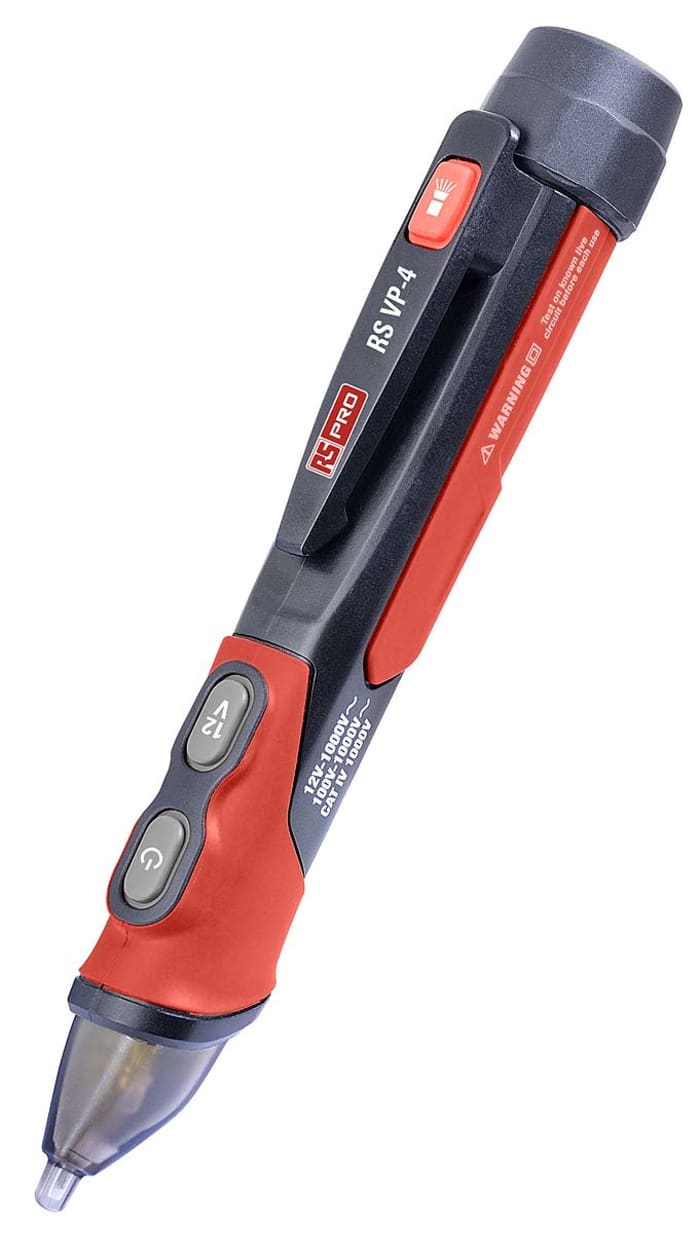 RS PRO RS VP-4 Non Contact Voltage Indicator, 50V ac to 1000V ac