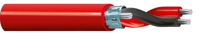 Belden88760 Series Line level Low Voltage signal Cable, 0.82 mm² CSA, 3.63mm od, 152m, Red