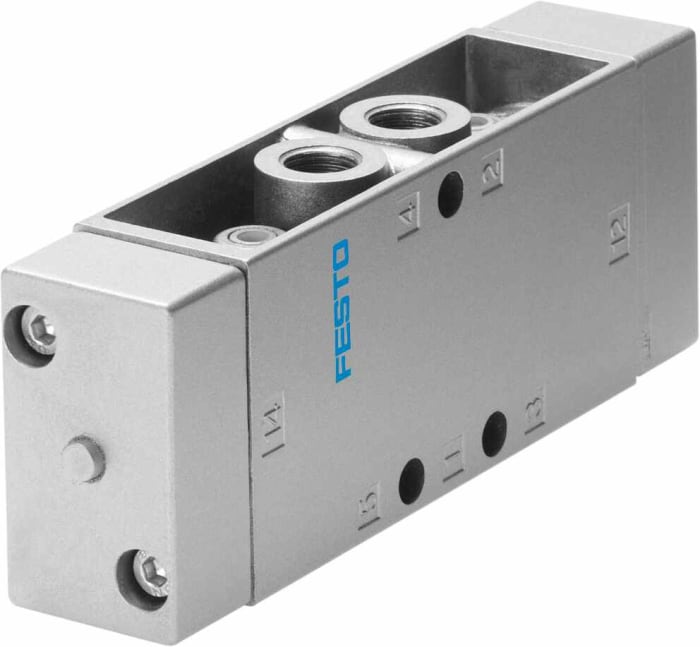Festo 5/2 Double Solenoid Pneumatic Solenoid Valve - Pneumatic G 1/4 JH Series, 10408