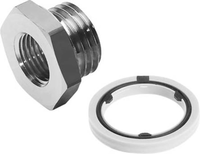 Festo D Series, G 1/4 to G 1/2, Threaded-to-Tube Connection Style, 197633