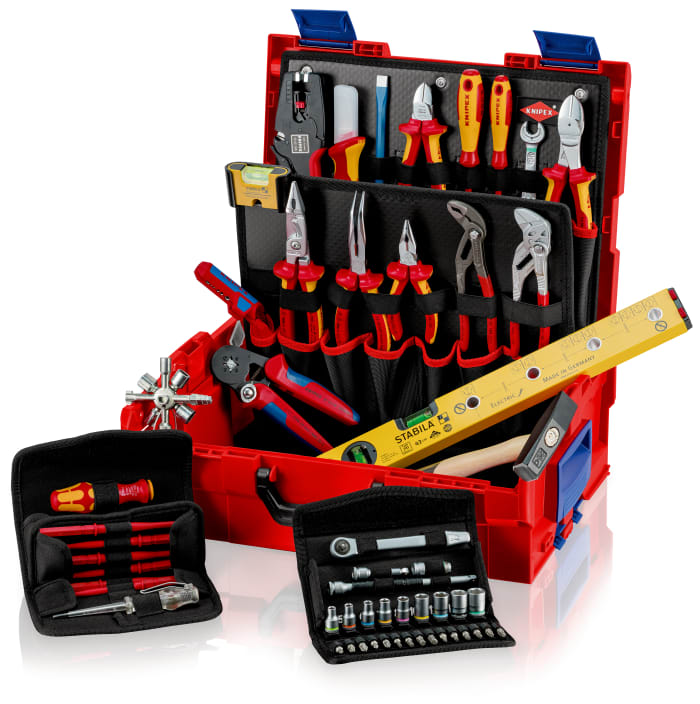 Caja de herramientas Robust45 electricista 63pzs KNIPEX - Ferretería  Campollano