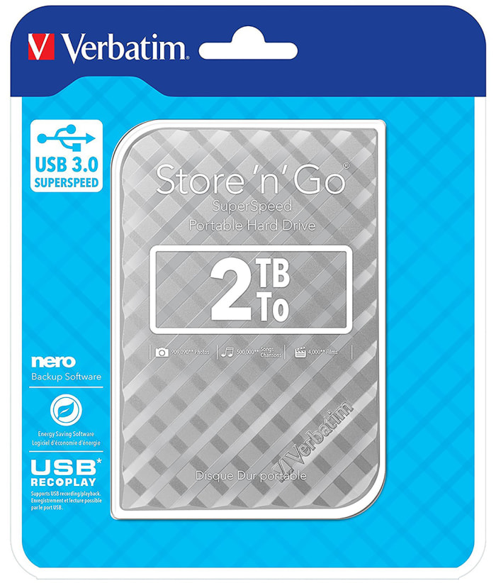 Verbatim Store 'n' Go 2 TB External Portable Hard Drive