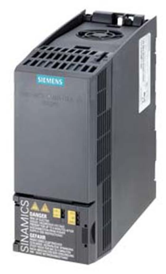 Variateur de fréquence Siemens SINAMICS G120C, 0,55 kW 400 V c.a.3 phases, 2,5 A, 2,9 A., 0 → 240 (Vector