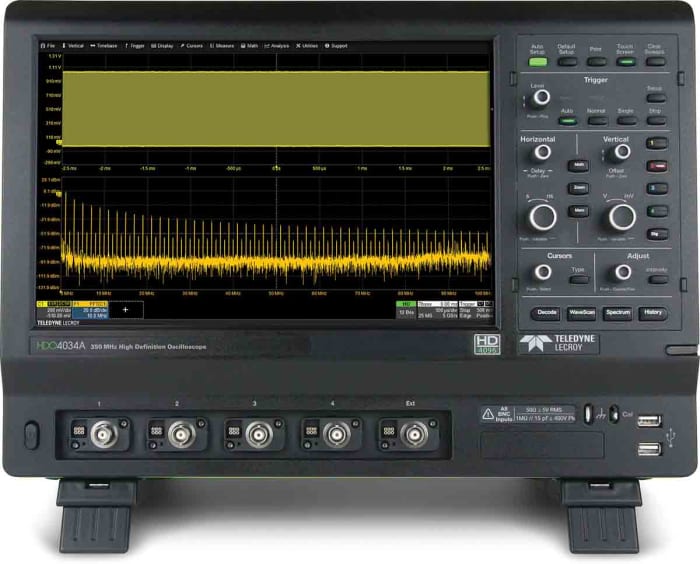 Oscilloscope De table Teledyne LeCroy série HDO4000A, 350MHz