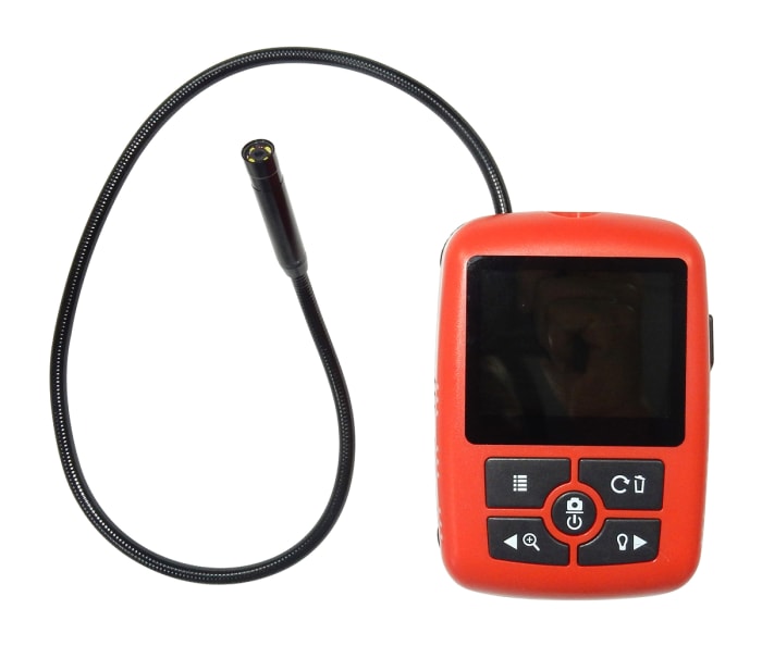 RS PRO 8mm probe Inspection Camera, 450mm Probe Length, 960 x 240pixels Resolution, LED Illumination, ABS