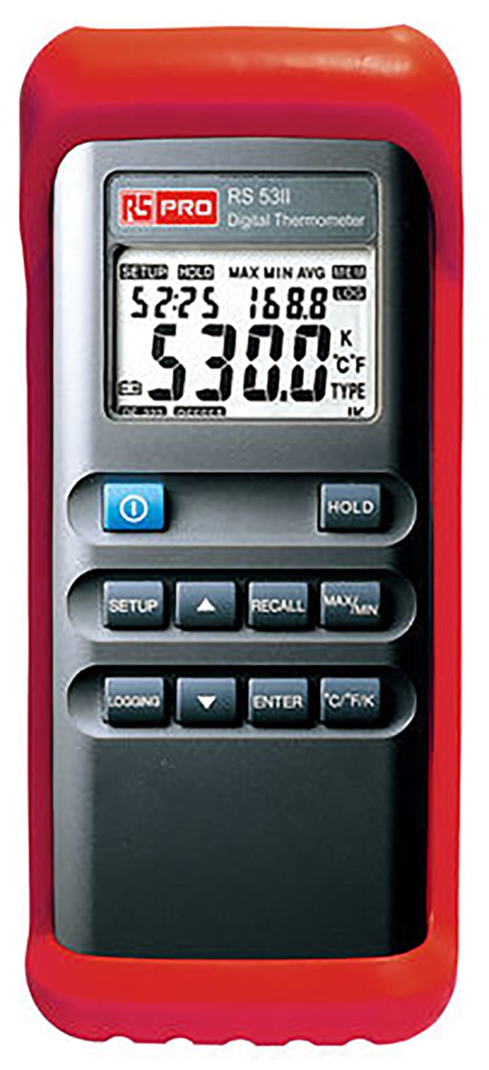 RS PRO RS PRO J, K Input Wired Digital Thermometer With SYS