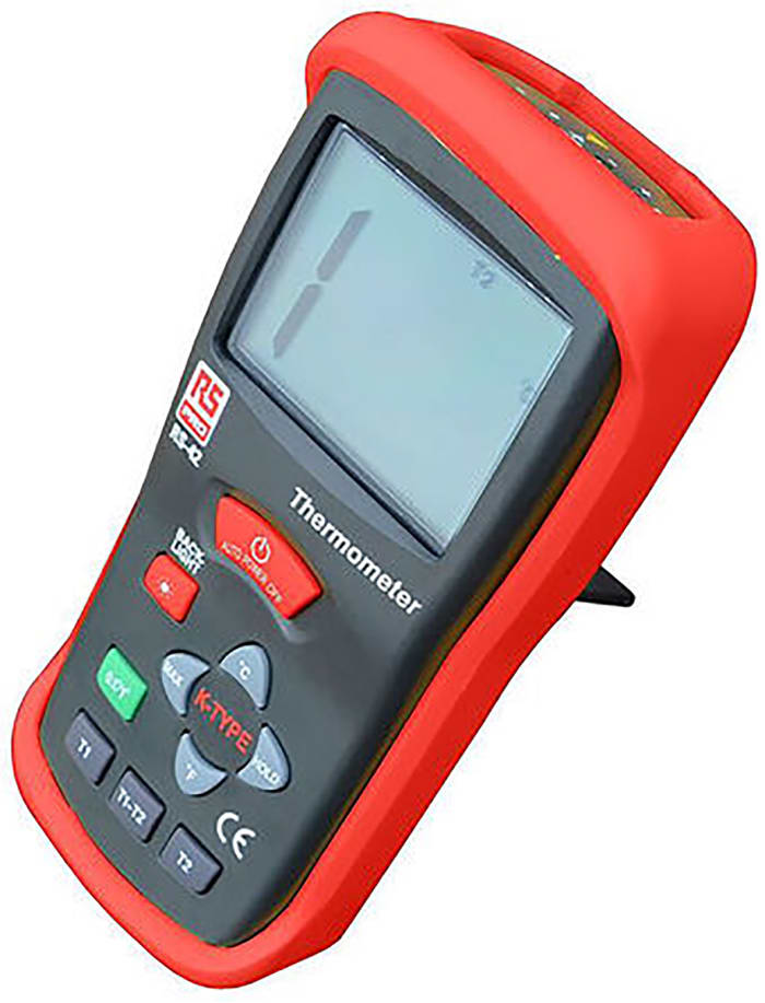 RS PRO | RS PRO RS42 Wired Digital Thermometer, K Probe, 2 Input(s ...