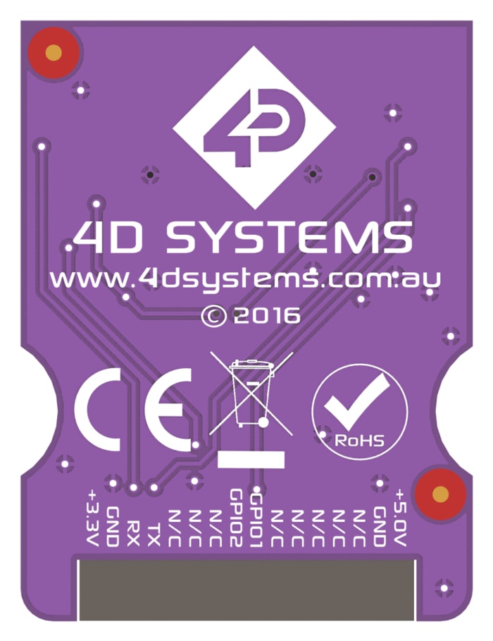MOTG-RS232 4D Systems | 4D Systems MOTG RS232 Add-On Module for gen4 ...