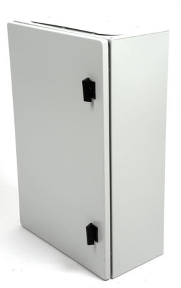 Caja de pared Schneider Electric Spacial CRN de Acero Gris con textura RAL 7035, , 800 x 600 x 300mm, IP66