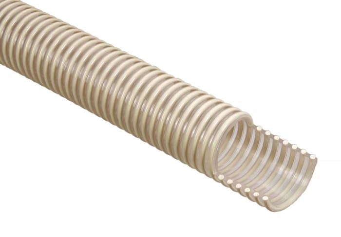 Tuyau RS PRO PVC, Ø 102mm x Ø 114.6mm, L 10m Transparent