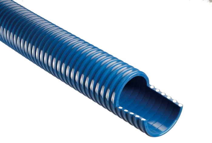 Manguera reforzada RS PRO de PVC Azul, long. 10m, Ø int. 51.6mm, para Combustibles y aceites