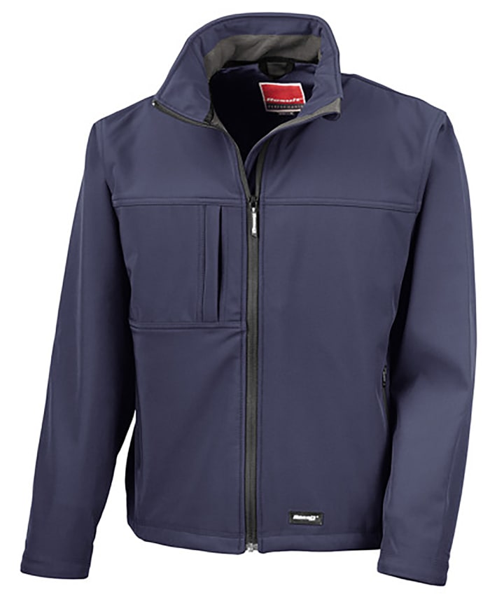 RS PRO Chaqueta Softshell, Hombre, 2XL Impermeable, Azul marino