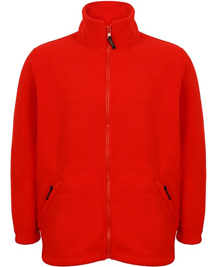 Veste polaire RS PRO, Unisexe, Rouge, taille S, en Polyester