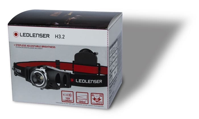 Led lenser head torch top