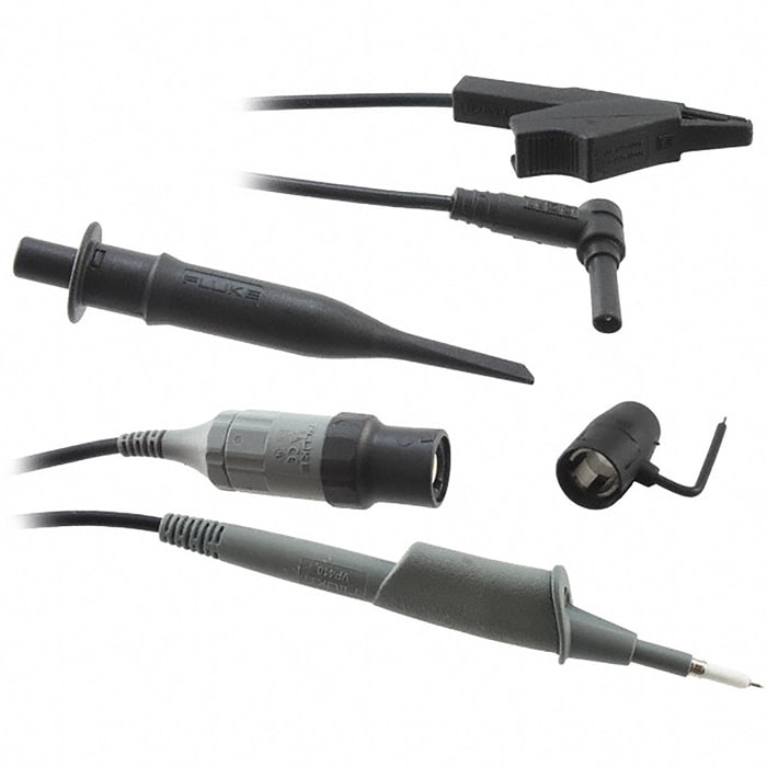 Fluke VPS410 Series VPS410-II-G Oscilloscope Probe, Voltage Type, 500MHz, 1:10, Test Lead Connector