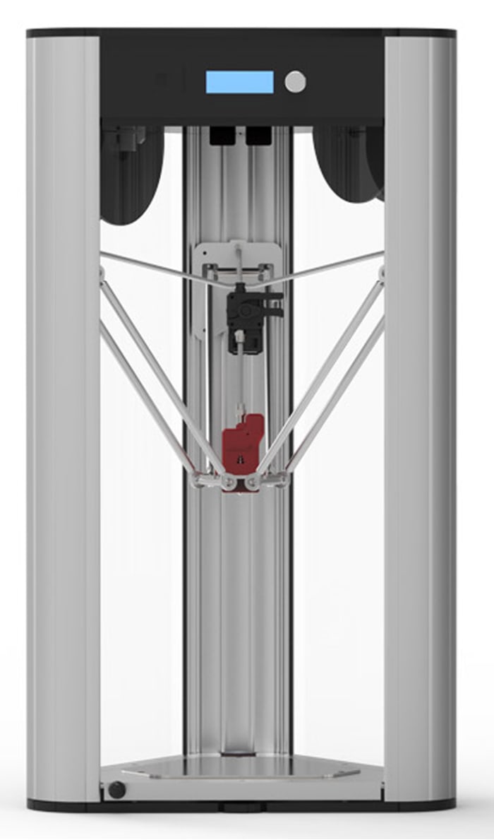 Imprimante 3D WASP Delta Turbo 2040 FFF, volume d'impression 200 (Dia.) x 400 (Height)mm