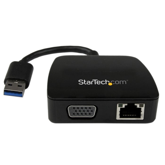 USB 3.0 VGA Dock with Gigabit Ethernet