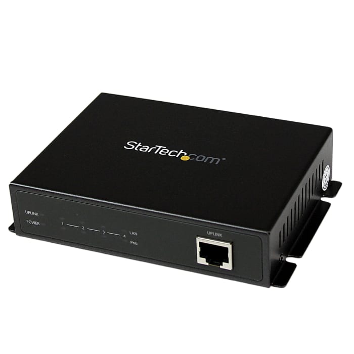 StarTech.com IES51000POE, Unmanaged 5 Port Ethernet Switch With PoE