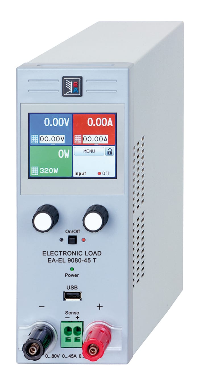 EA Elektro-Automatik EL 9000 T Series Electronic DC Load, 0 → 600 W, 0 → 80 V, 0 → 45 A