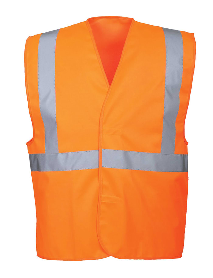 Orange high visibility vest discount