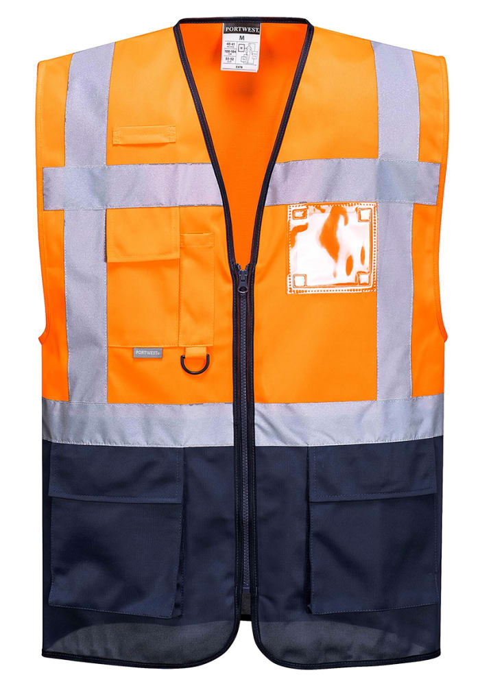 Portwest Portwest Orange Hi Vis Vest, XXL 141-8292 RS