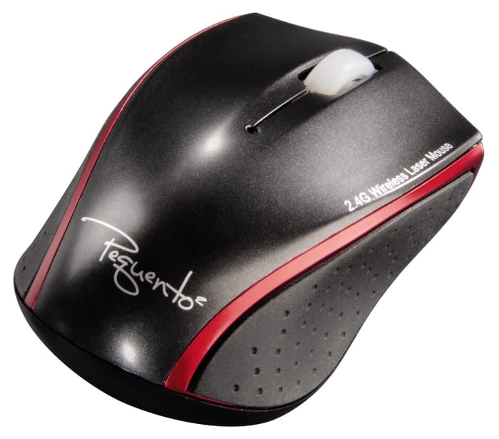 Hama Pequento² 3 Button Wireless Laser Mouse Black, Red