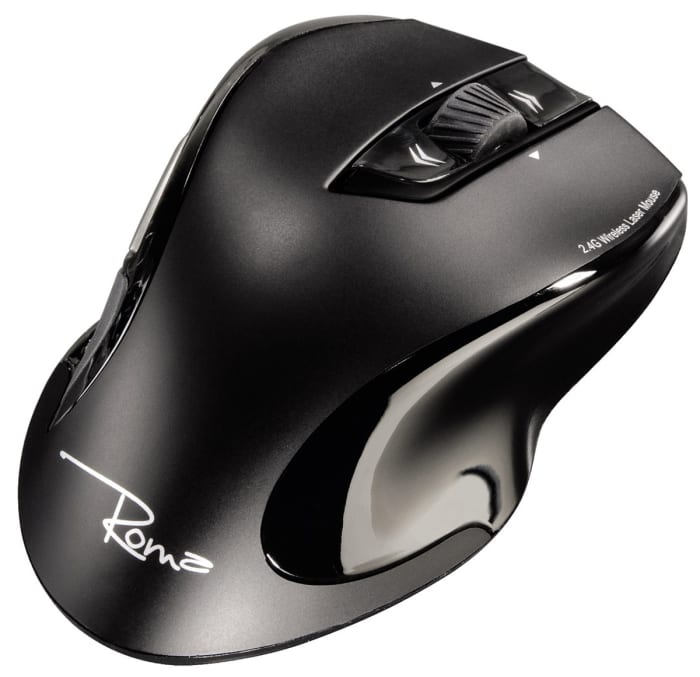 Hama Roma 6 Button Wireless Laser Mouse Black