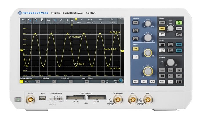 RTB2K-104 Rohde & Schwarz | Rohde & Schwarz RTB2000 Series, 100 MHz ...