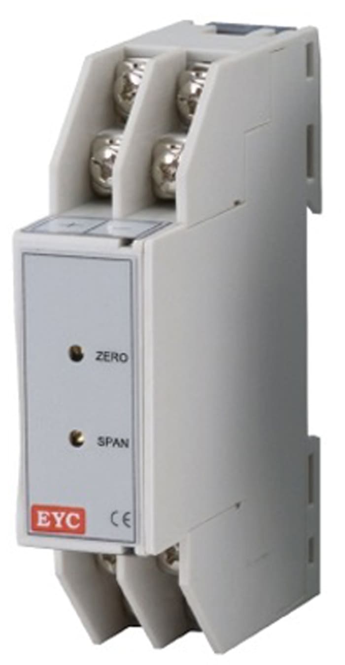 EYC Temperature Transmitter Temperature Input, 10 → 30 V dc, -20 → +60 °C