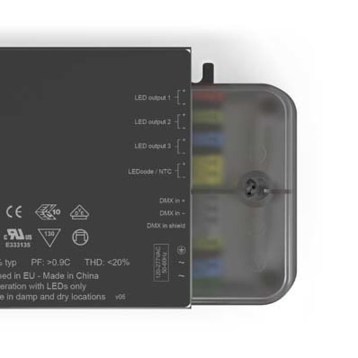 eldoLED LED Driver, 55V Output, 50W Output, 200 → 1050mA Output, Constant Current Dimmable
