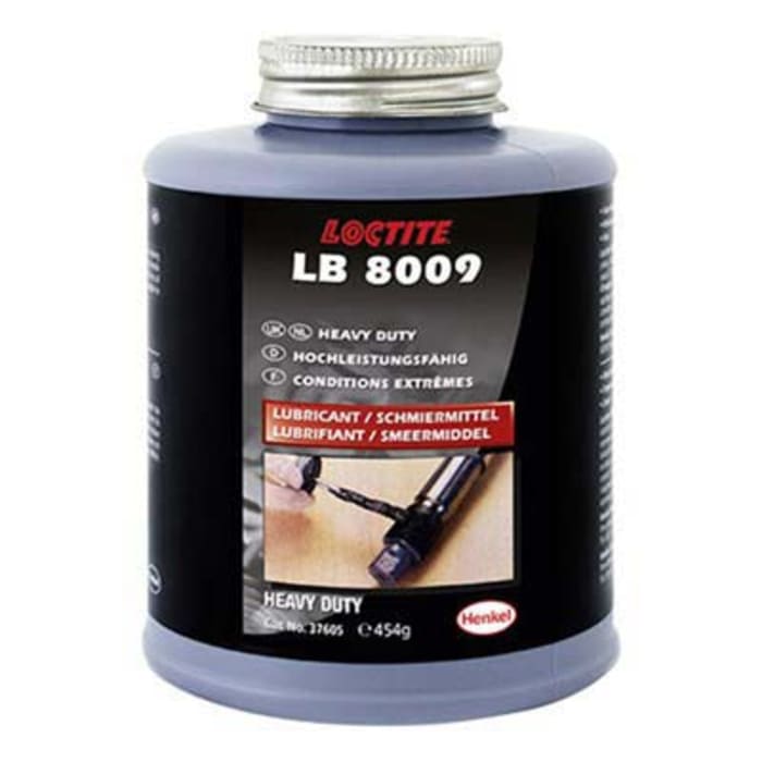 LOCTITE LB 8009 Kaygan Kalsiyum Florür, Grafit Endüstriyel Yağ, Teneke Kutu, 454 g, (Metal İçermeyen, Kaygan)
