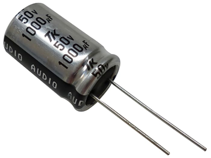 Toshin Kogyo 10μF Electrolytic Capacitor 25V dc, Radial, Through Hole -  1EUTSJ100M0