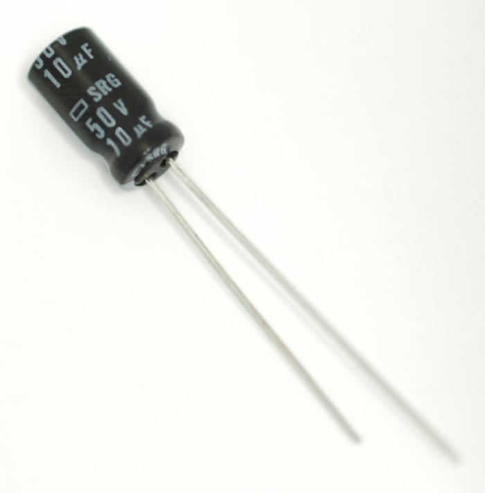 CHEMI-CON 10μF Aluminium Electrolytic Capacitor 35V dc, Through Hole - ESRG350ELL100MD07D