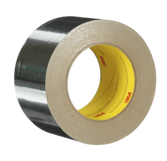 3M 3M 1524CW Non-Conductive Aluminium Tape 0.18mm, W.72mm, L.50m
