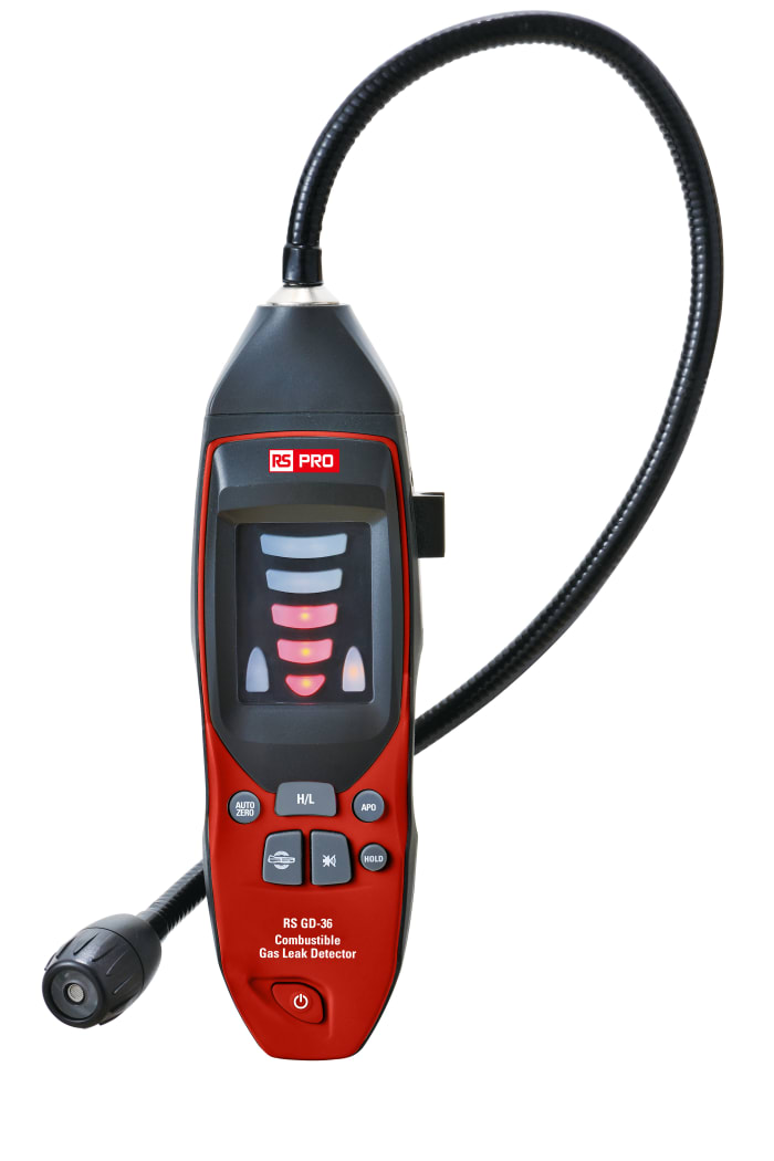 RS PRO Gaz Dedektörü, Metan, LED