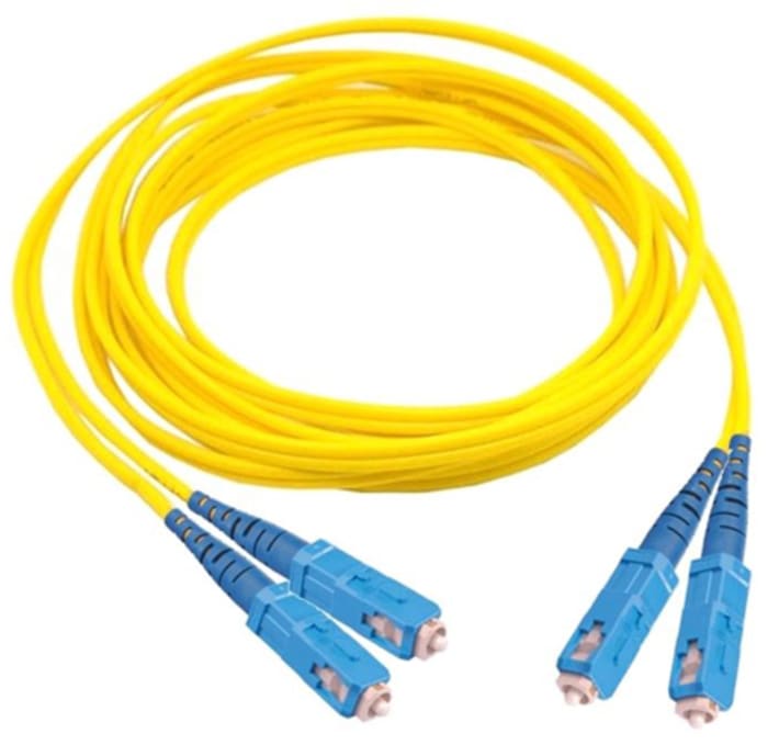 COMMSCOPE OS1 Single Mode OS1 Fibre Optic Cable, 9/125μm, Yellow, 5m