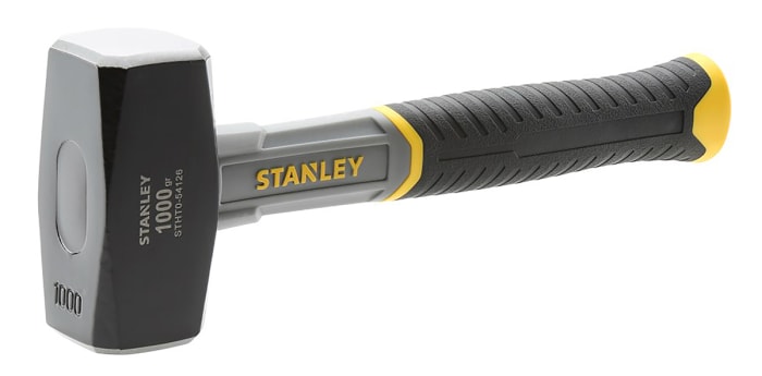 Maceta Stanley de 1kg, cabezal de Acero al Carbono, mango de Plástico Reforzado con Vidrio